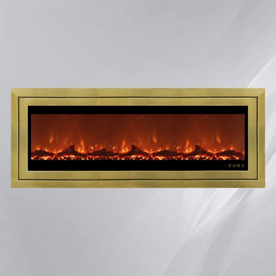Smart Electric Fireplace Dayton Golden 140